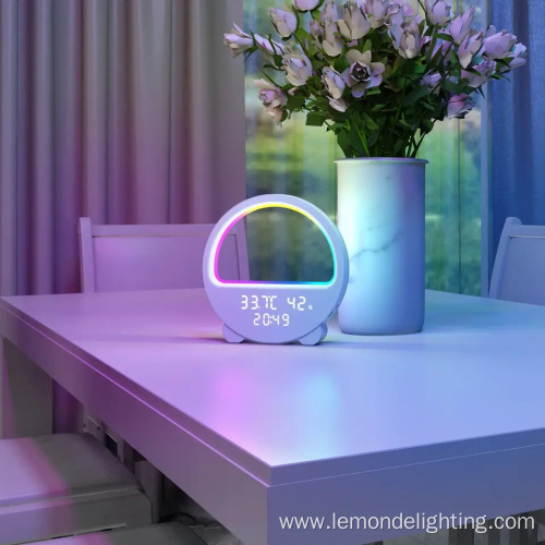 Remote Control Smart Temperature and Humidity Table Lamp